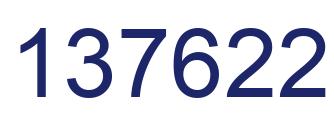 Number 137622 blue image