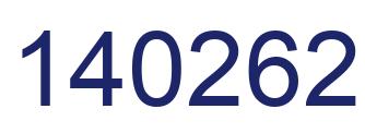 Number 140262 blue image