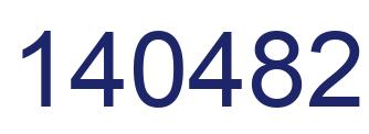 Number 140482 blue image