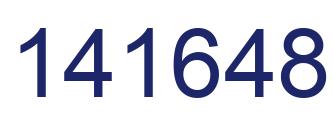 Number 141648 blue image