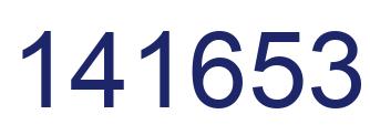 Número 141653 imagen azul