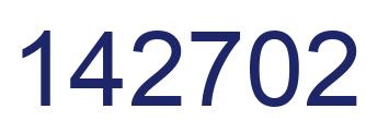 Number 142702 blue image