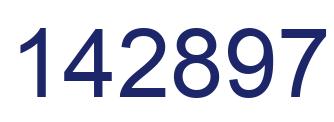 Número 142897 imagen azul