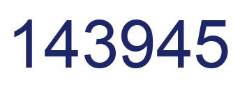 Número 143945 imagen azul