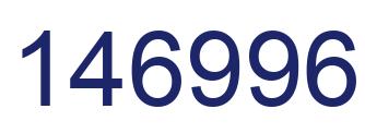 Number 146996 blue image