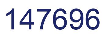 Número 147696 imagen azul