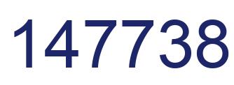 Número 147738 imagen azul