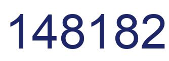 Number 148182 blue image