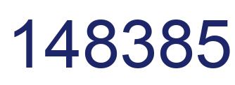Número 148385 imagen azul