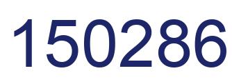 Number 150286 blue image
