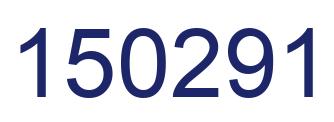 Number 150291 blue image