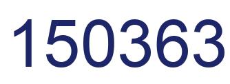 Number 150363 blue image