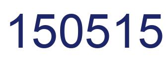 Número 150515 imagen azul