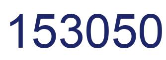 Número 153050 imagen azul