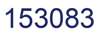 Número 153083 imagen azul