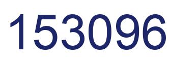Number 153096 blue image