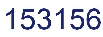 Número 153156 imagen azul