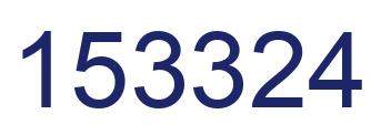 Número 153324 imagen azul