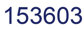 Number 153603 blue image