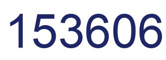 Number 153606 blue image
