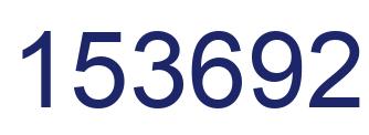 Number 153692 blue image