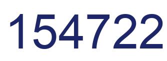 Number 154722 blue image