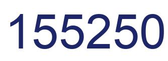 Number 155250 blue image