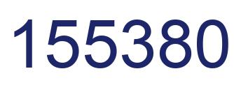 Number 155380 blue image