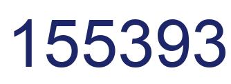 Number 155393 blue image