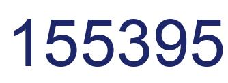 Number 155395 blue image