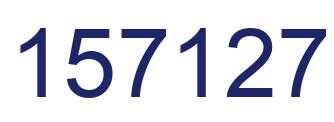 Número 157127 imagen azul