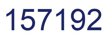Number 157192 blue image