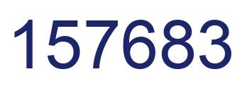 Número 157683 imagen azul