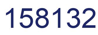 Number 158132 blue image