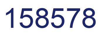 Number 158578 blue image