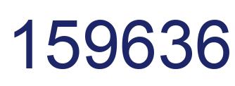 Number 159636 blue image