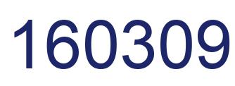 Number 160309 blue image