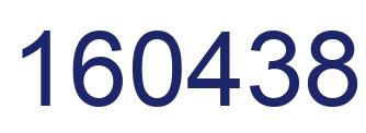 Number 160438 blue image