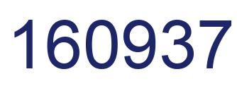 Number 160937 blue image