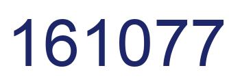 Number 161077 blue image