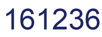 Number 161236 blue image
