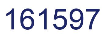 Number 161597 blue image