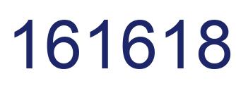Number 161618 blue image