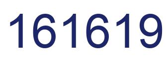 Number 161619 blue image