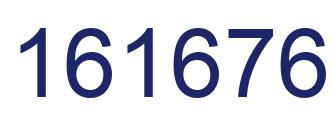 Number 161676 blue image