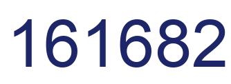 Number 161682 blue image