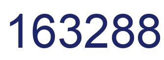 Number 163288 blue image