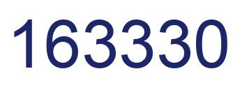 Number 163330 blue image