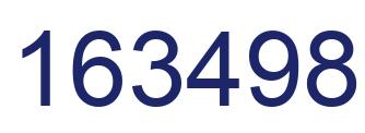 Number 163498 blue image