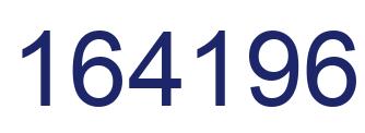 Number 164196 blue image